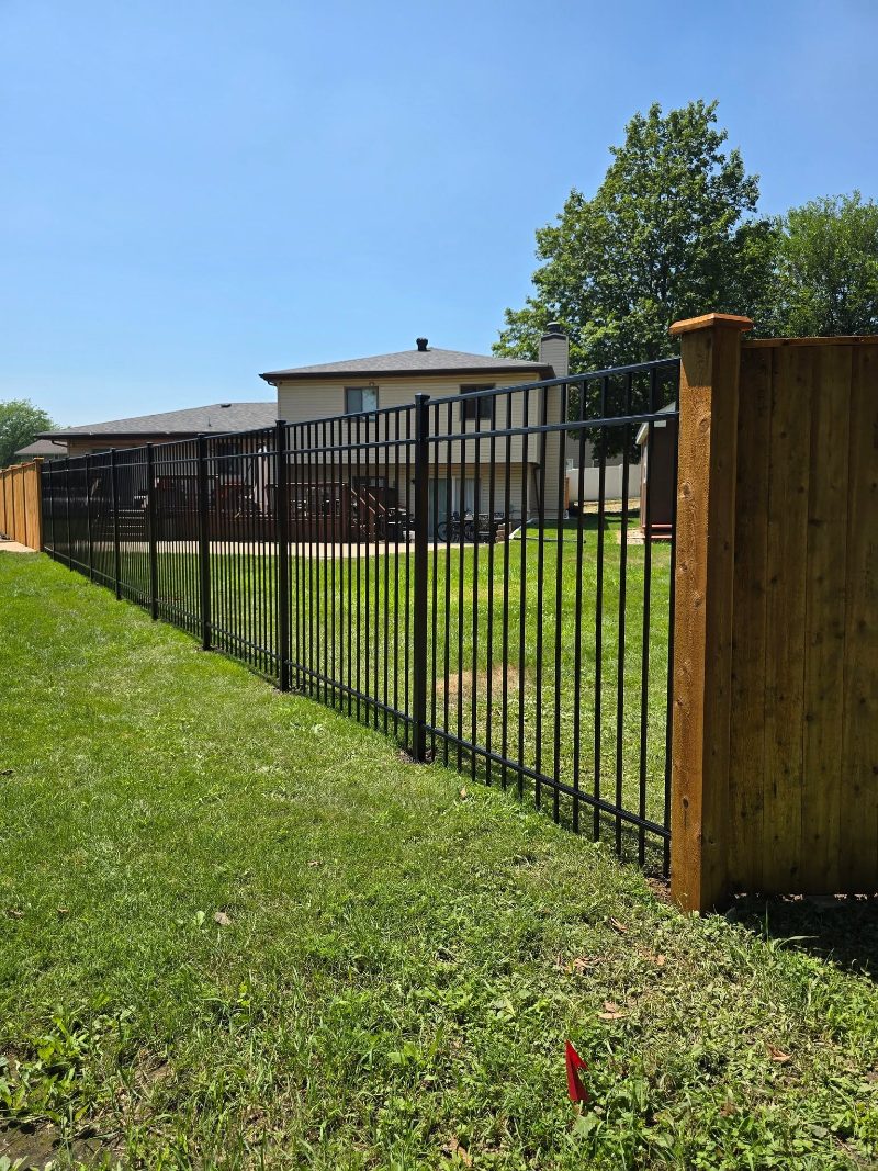 Aluminum Fencing project — Peabody, Massachusetts